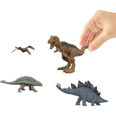 JURASSIC WORLD CHAOS THEORY MINIS ZESTAW - widok 2 Mattel opakowanie szczegoly collectible