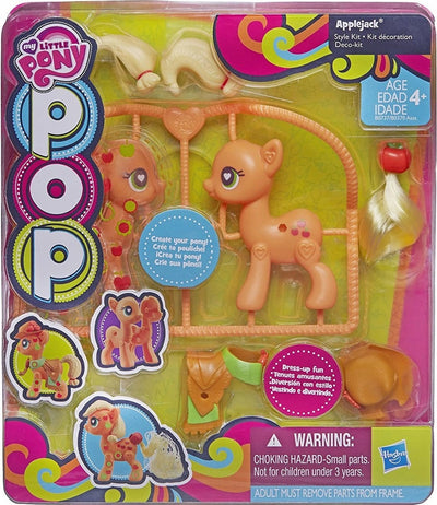 MY LITTLE PONY POP KUCYK  APPLEJACK HASB - widok 2 opakowania szczegoly zabawka kolekcja