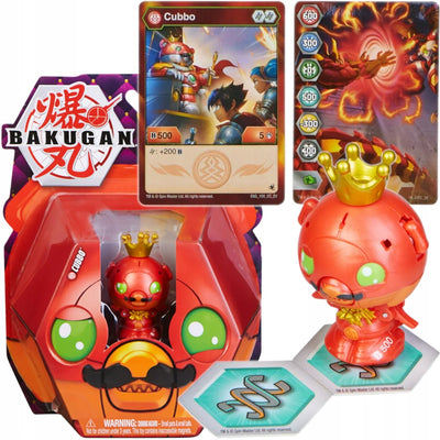 Zabawka BAKUGAN CZERWONY PYRUS KING CUBBO SPIN MASTER - kolekcjonerska premium zabawki Aseo dla dzieci