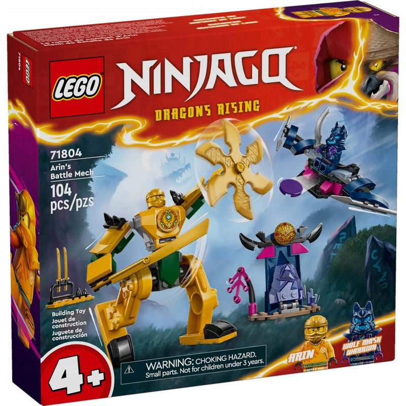 Zabawka LEGO NINJAGO ORYGINALNY ZESTAW KLOCKÓW MECH BOJOWY - kolekcjonerska premium zabawki Aseo dla dzieci