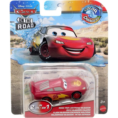 Cars Color Changers Samochód Zmieniający Kolor Road Trip Lightning Mcqueen