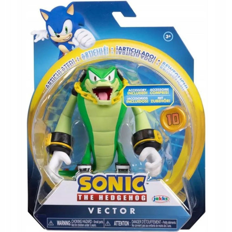 Zabawka SONIC THE HEDGEHOG JAKKS PACIFIC RUCHOMA  VECTOR + - kolekcjonerska premium zabawki Aseo dla dzieci
