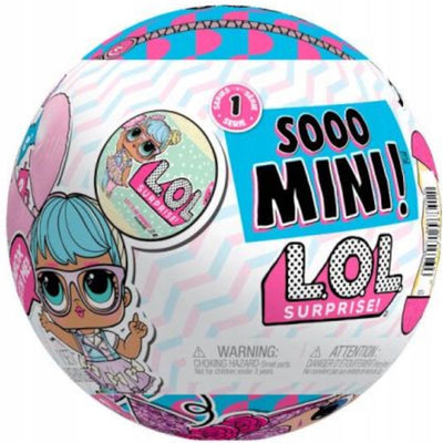 LOL SURPRISE! SOOO MINI! SERIA 1 MGA LAL - widok 2 opakowania szczegoly zabawka kolekcja