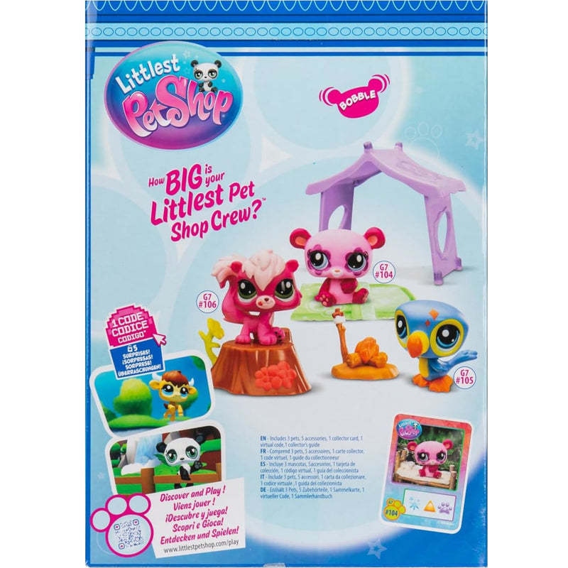 LITTLEST PET SHOP LPS ZESTAW KEMPING CAM - widok 4 TM Toys opakowanie szczegoly collectible