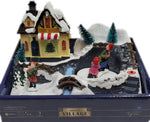 Zabawka DEKORACJA ŚWIĄTECZNA MAGIC VILLAGE LED Z MELODYJKĄ - kolekcjonerska premium zabawki Aseo dla dzieci
