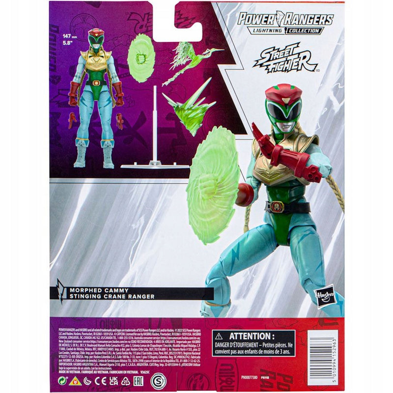 POWER RANGERS STREET FIGHTER COLLECTION  - widok 6 opakowania szczegoly zabawka kolekcja
