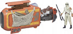 STAR WARS JEDI REY'S SPEEDER + REY JAKKU - widok 3 opakowania szczegoly zabawka kolekcja