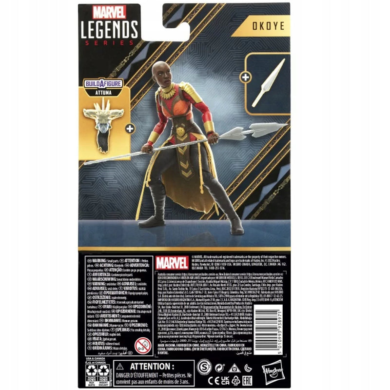 MARVEL LEGENDS BLACK PANTHER RUCHOMA  OK - widok 6 opakowania szczegoly zabawka kolekcja