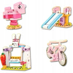 KLOCKI ELEFUN PLAYGROUND PLAC ZABAW 8822 - widok 4 opakowania szczegoly zabawka kolekcja