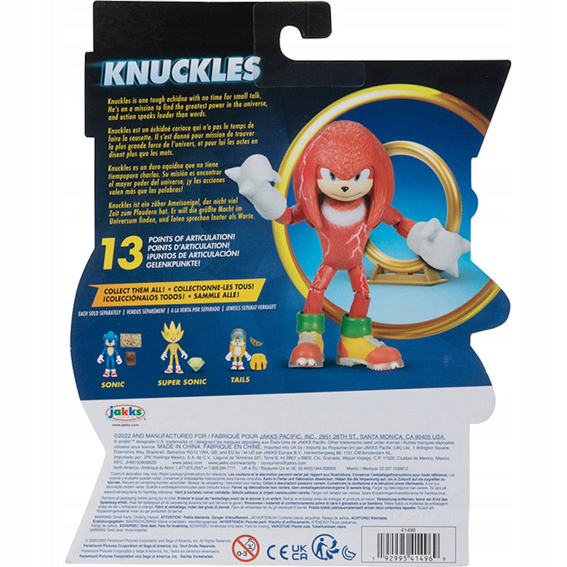 SONIC THE HEDGEHOG 2 MOVIE JAKKS PACIFIC - widok 6 opakowania szczegoly zabawka kolekcja