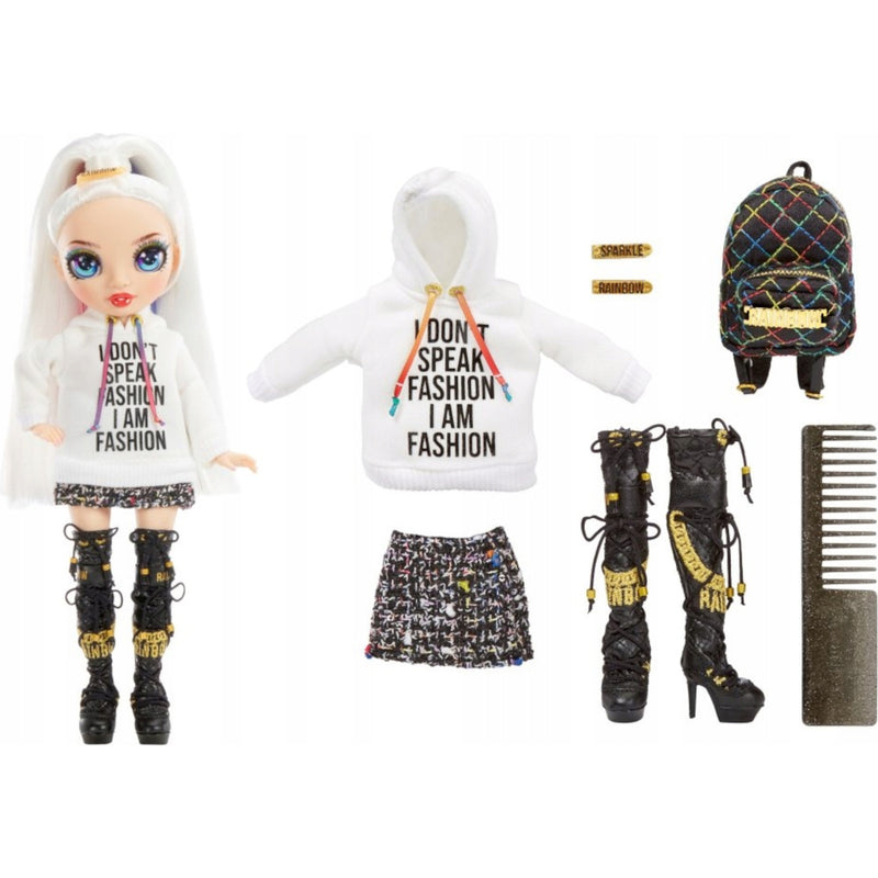 RAINBOW HIGH JUNIOR LALKA AMAYA STYLES Z - widok 2 opakowania szczegoly zabawka kolekcja