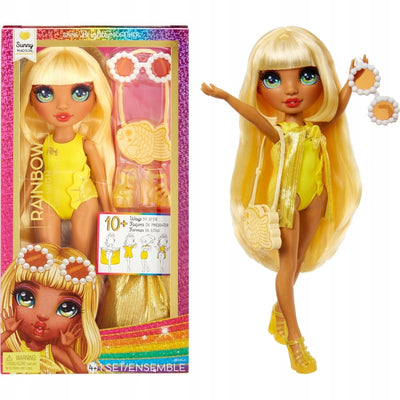 Zabawka RAINBOW HIGH SWIM & STYLE LALKA SUNNY MADISON - kolekcjonerska premium zabawki Aseo dla dzieci