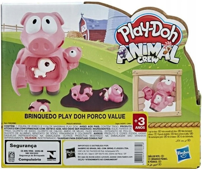 PLAY-DOH FARMA CIASTOLINA ZESTAW ŚWINKI  - widok 3 opakowania szczegoly zabawka kolekcja