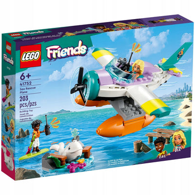 Zabawka LEGO FRIENDS DUŻY ZESTAW KLOCKÓW HYDROPLAN RATOWNI - kolekcjonerska premium zabawki Aseo dla dzieci