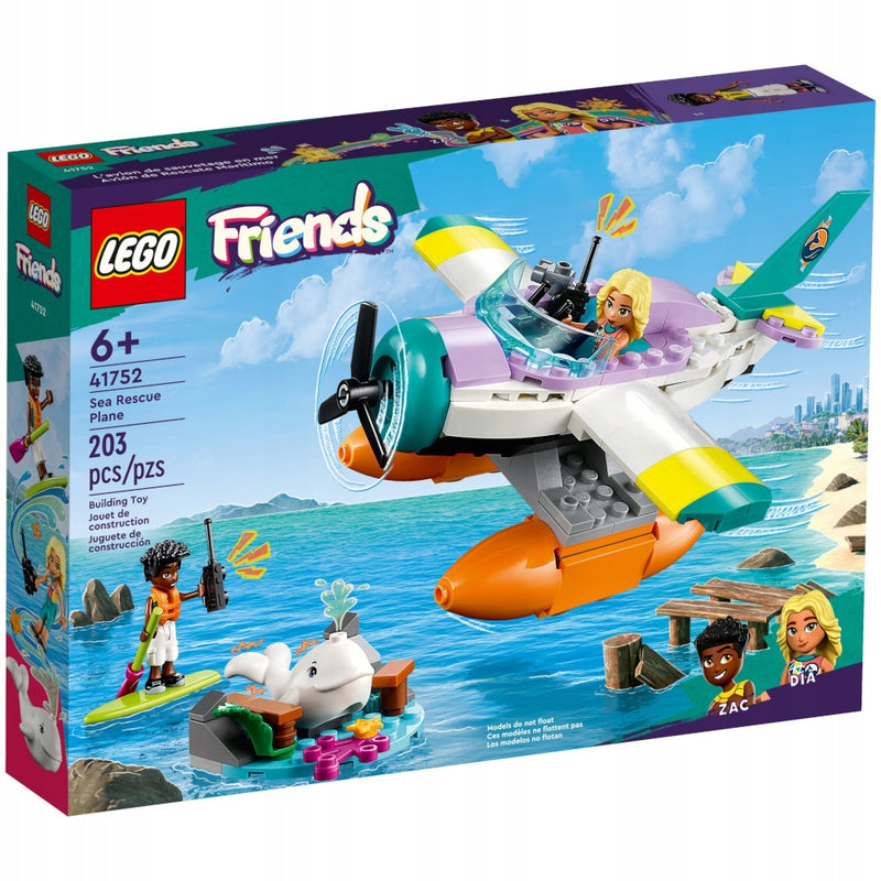 Zabawka LEGO FRIENDS DUŻY ZESTAW KLOCKÓW HYDROPLAN RATOWNI - kolekcjonerska premium zabawki Aseo dla dzieci