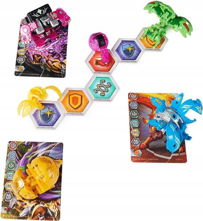 BAKUGAN EVOLUTIONS BATTLE PACK NILLIOUS  - widok 3 opakowania szczegoly zabawka kolekcja