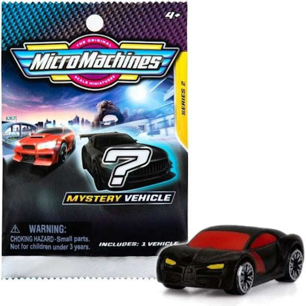 Zabawka MICRO MACHINES AUTO SERIA 2 SASZETKA NIESPODZIANKA - kolekcjonerska premium zabawki Aseo dla dzieci