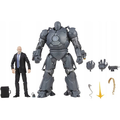 MARVEL LEGENDS 2-PAK OBADIAH STANE + IRO - widok 2 opakowania szczegoly zabawka kolekcja