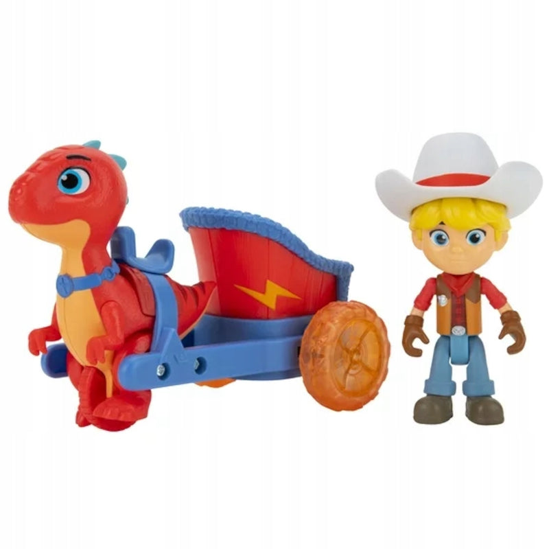 DINO RANCH ZESTAW FIGUREK JAZWARES JON I - widok 2 opakowania szczegoly zabawka kolekcja