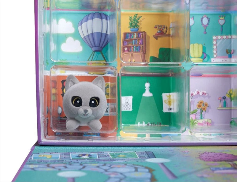 FLOCKIES ROZKŁADANA WALIZKA DOMEK KOLEKC - widok 7 TM Toys opakowanie szczegoly collectible