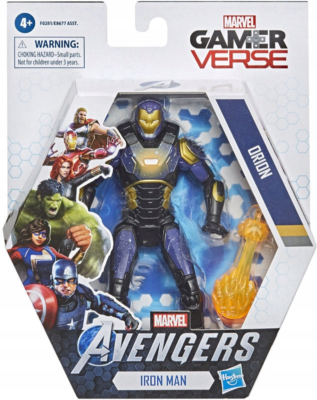 MARVEL AVENGERS RUCHOMA  IRON MAN ORION - widok 2 opakowania szczegoly zabawka kolekcja