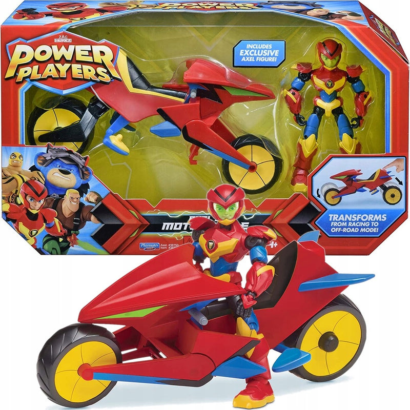 Zabawka POWER PLAYERS ZESTAW POJAZD I  AXEL 14cm - kolekcjonerska premium zabawki Aseo dla dzieci