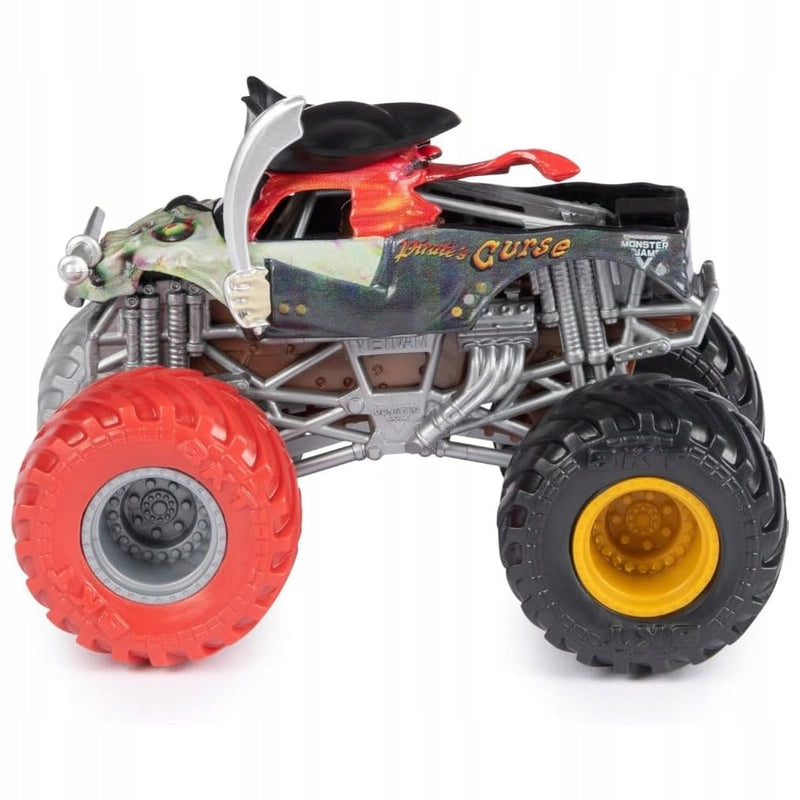 MONSTER JAM TRUCK AUTO TERENOWE SPIN MAS - widok 3 opakowania szczegoly zabawka kolekcja