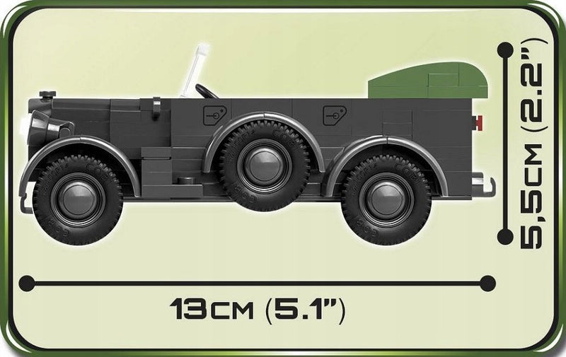 COBI WWII HISTORICAL COLLECTION 1937 HOR - widok 4 opakowania szczegoly zabawka kolekcja