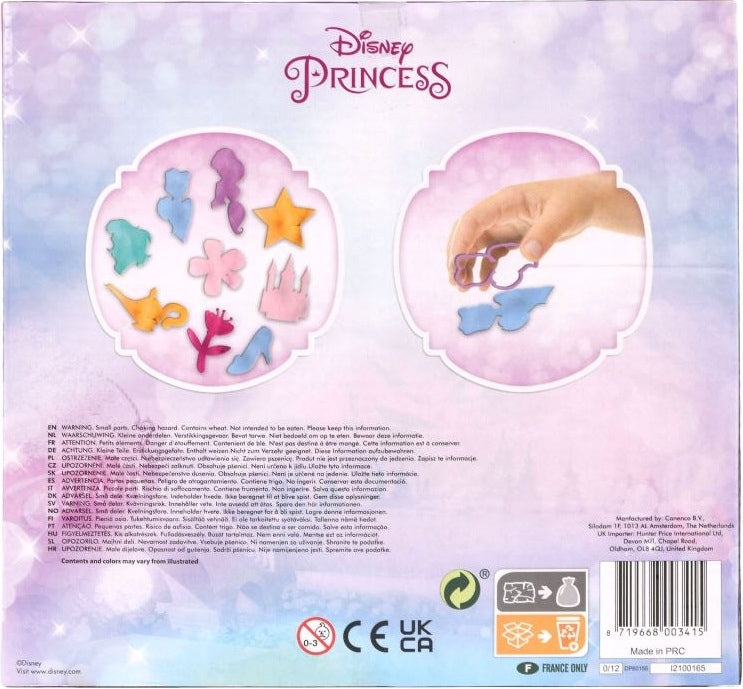 CIASTOLINA OKIDOKI ZESTAW DISNEY PRINCES - widok 3 opakowania szczegoly zabawka kolekcja