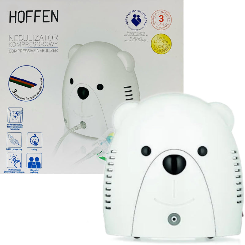 Zabawka NEBULIZATOR KOMPRESOROWY INHALATOR HOFFEN A500LW09 - kolekcjonerska premium zabawki Aseo dla dzieci