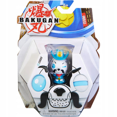 BAKUGAN BIAŁY HAOS SHERIFF CUBBO SPIN MA - widok 2 opakowania szczegoly zabawka kolekcja