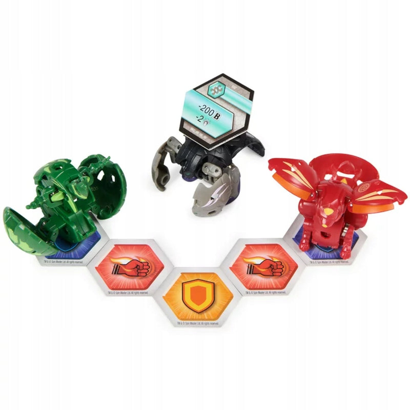 BAKUGAN LEGENDS TRETOROUS + SPARTILLION  - widok 5 opakowania szczegoly zabawka kolekcja