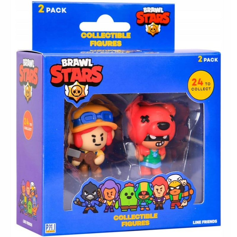 Zabawka BRAWL STARS PMI ZESTAW FIGUREK KOLEKCJONERSKICH 2- - kolekcjonerska premium zabawki Aseo dla dzieci