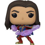 Funko POP MARVEL THE MARVELS BOBBLE-HEAD MS.  - widok 2 opakowania tyl back box kolekcjonerska