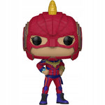 Funko POP MARVEL STUDIOS MS. MARVEL BOBBLE-HE - widok 3 opakowania tyl back box kolekcjonerska