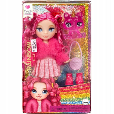 Zabawka RAINBOW HIGH LITTLES DOLLS LALKA MAGENTA MONROE (P - kolekcjonerska premium zabawki Aseo dla dzieci