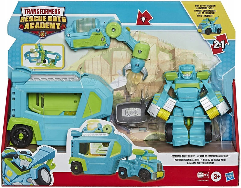 Zabawka TRANSFORMERS RESCUE BOTS CENTRUM DOWODZENIA HOIST - kolekcjonerska premium zabawki Aseo dla dzieci
