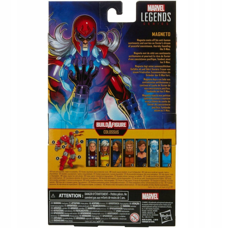 MARVEL LEGENDS RUCHOMA  X-MEN MAGNETO 17 - widok 6 opakowania szczegoly zabawka kolekcja