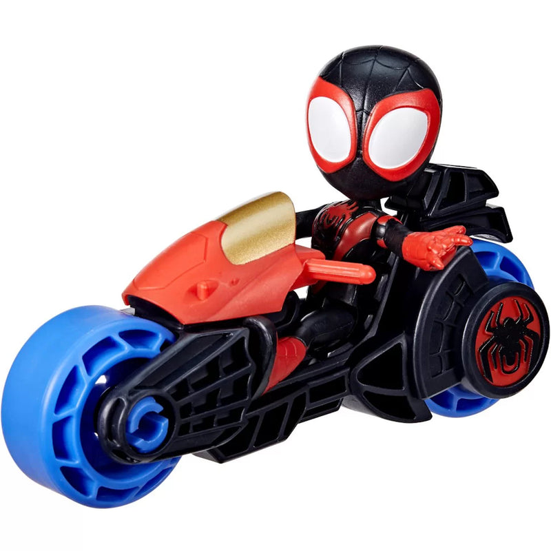 SPIDEY I SUPER KUMPLE MARVEL MOTOCYKL +  - widok 4 opakowania Hasbro szczegoly kolekcja