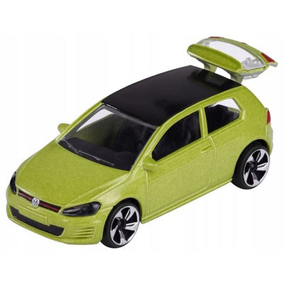 MAJORETTE MODEL AUTO SAMOCHÓD VW GOLF VI - widok 2 opakowania szczegoly zabawka kolekcja