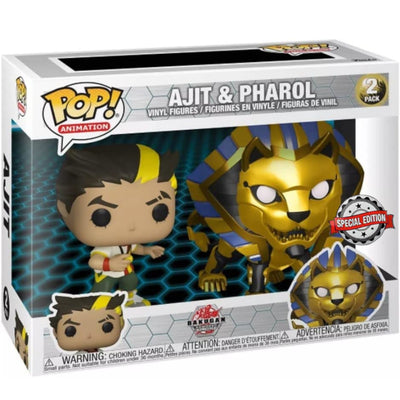 Funko POP! Animation Bakugan 2-Pack Ajit & Pharol (Special Edition)