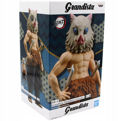 DEMON SLAYER BANPRESTO GRANDISTA INOSUKE - widok 2 opakowania szczegoly zabawka kolekcja