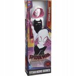 MARVEL SPIDER-MAN SPIDER-VERSE TITAN HER - widok 2 opakowania szczegoly zabawka kolekcja