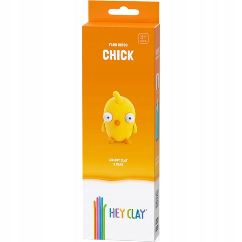 Zabawka HEY CLAY FARM CHICK 3 TUBKI - kolekcjonerska premium zabawki Aseo dla dzieci