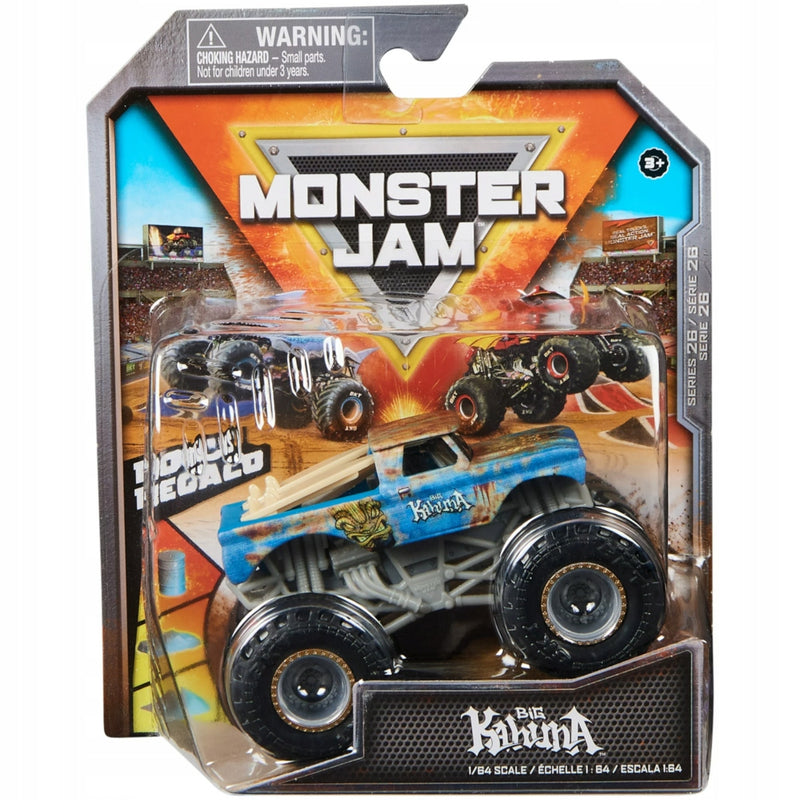 Zabawka MONSTER JAM TRUCK AUTO TERENOWE BIG KAHUNA 1:64 - kolekcjonerska premium zabawki Aseo dla dzieci