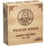 Zabawka POKER KING KARTY DO GRY MAKAO WOJNA GRA KARCIANA R - kolekcjonerska premium zabawki Aseo dla dzieci
