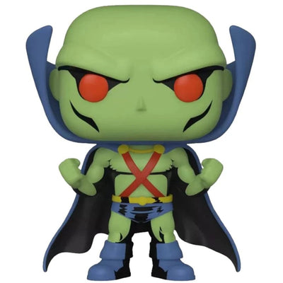 Funko POP HEROES DC JUSTICE LEAGUE MARTIAN MA - widok 2 opakowania tyl back box kolekcjonerska