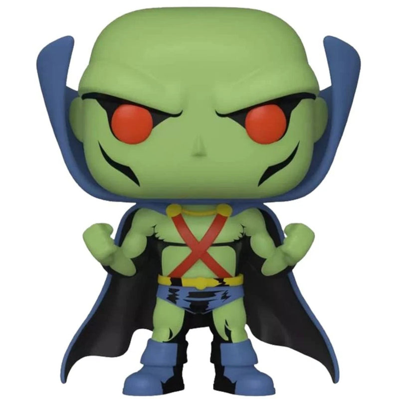Funko POP HEROES DC JUSTICE LEAGUE MARTIAN MA - widok 2 opakowania tyl back box kolekcjonerska