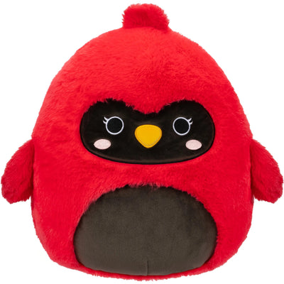 Zabawka SQUISHMALLOWS MASKOTKA FUZZ A MALLOWS PTAK KARDYNA - kolekcjonerska Jazwares premium dla dzieci fanow