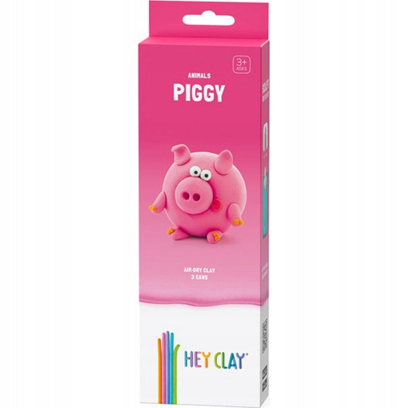 Zabawka HEY CLAY ANIMALS PIGGY 3 TUBKI - kolekcjonerska premium zabawki Aseo dla dzieci
